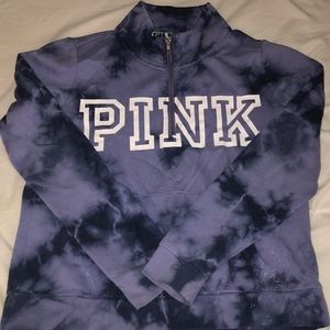 PINK Victoria’s Secret purple quarter zip-up